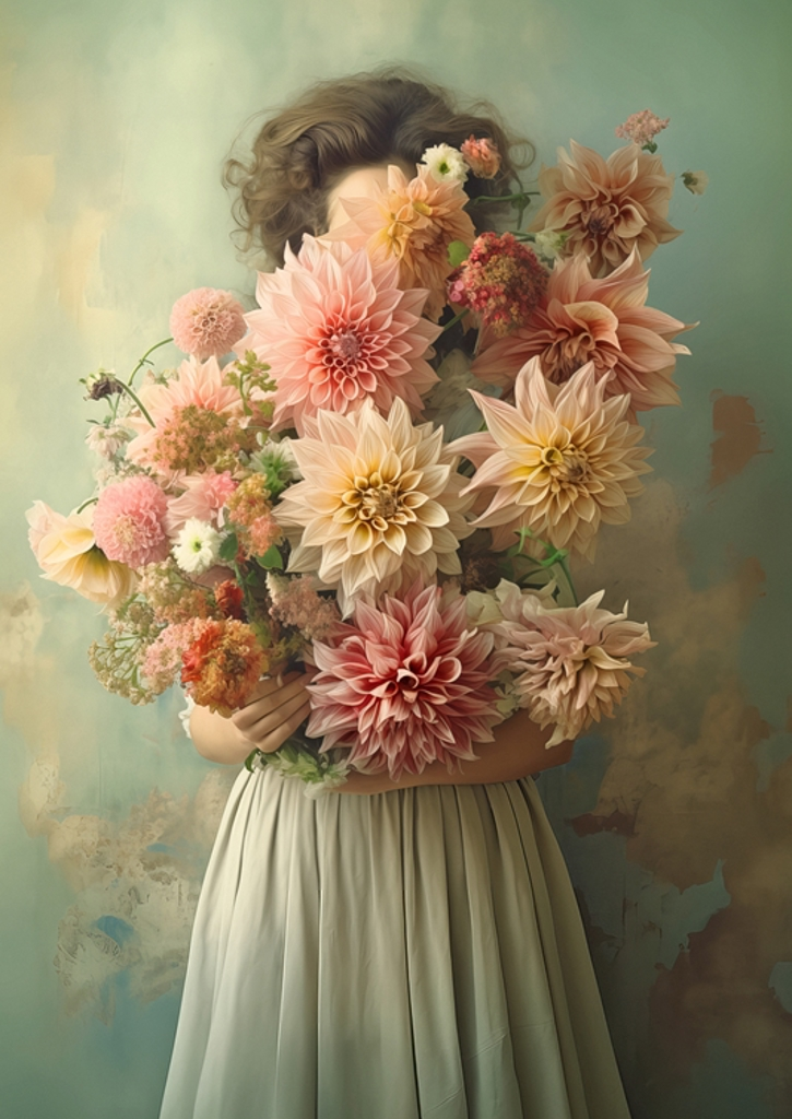 Elegant Dahlia Flower Bouquet