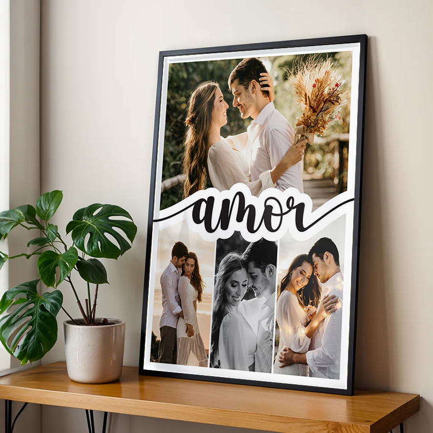 Personalized Couple Photo Collage