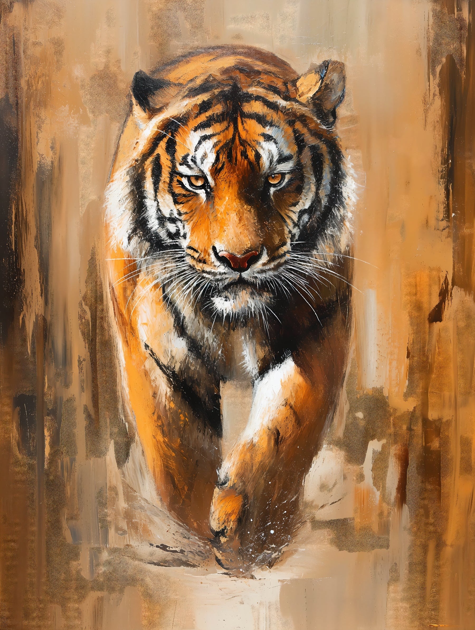 Tiger Portrait Artwork
