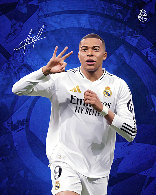 Kylian Mbappe Poster