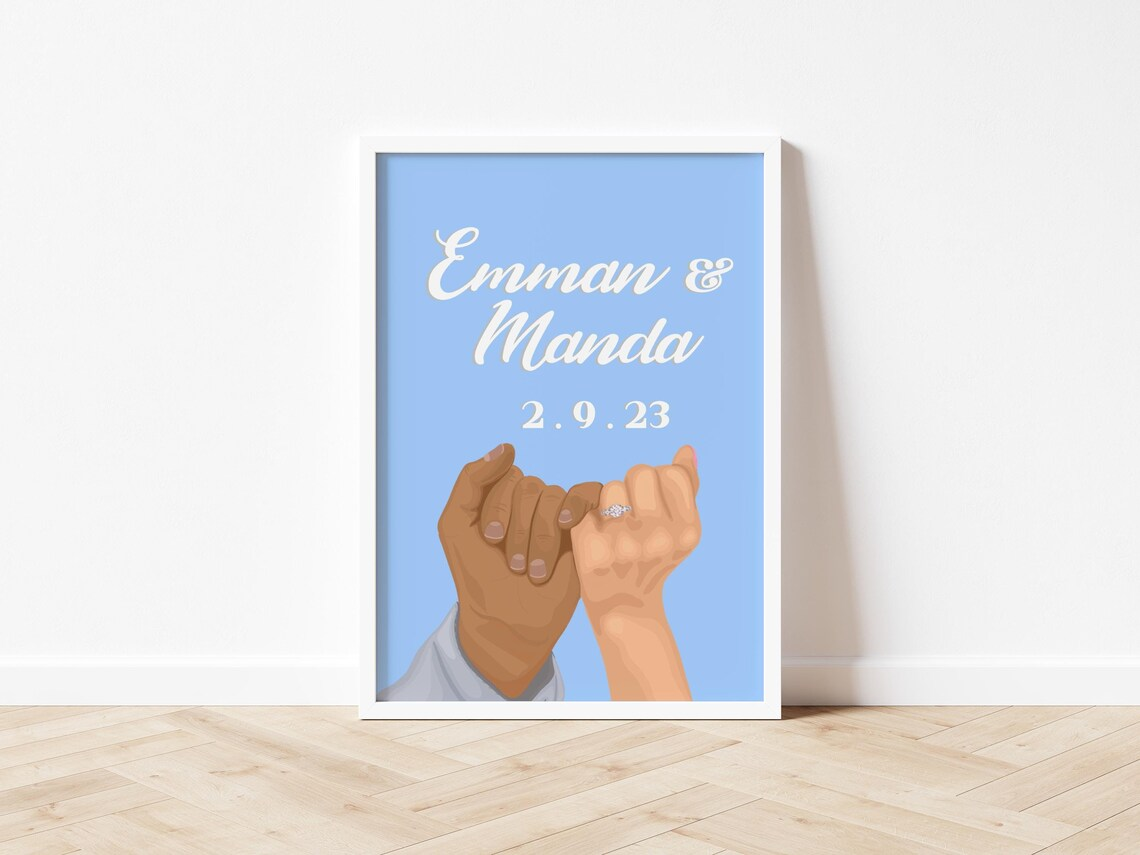 Personalized Engagement Poster