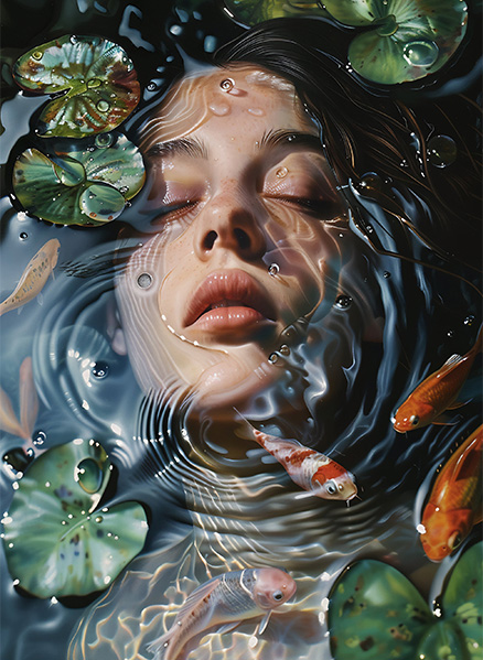 Koi Pond Women Print