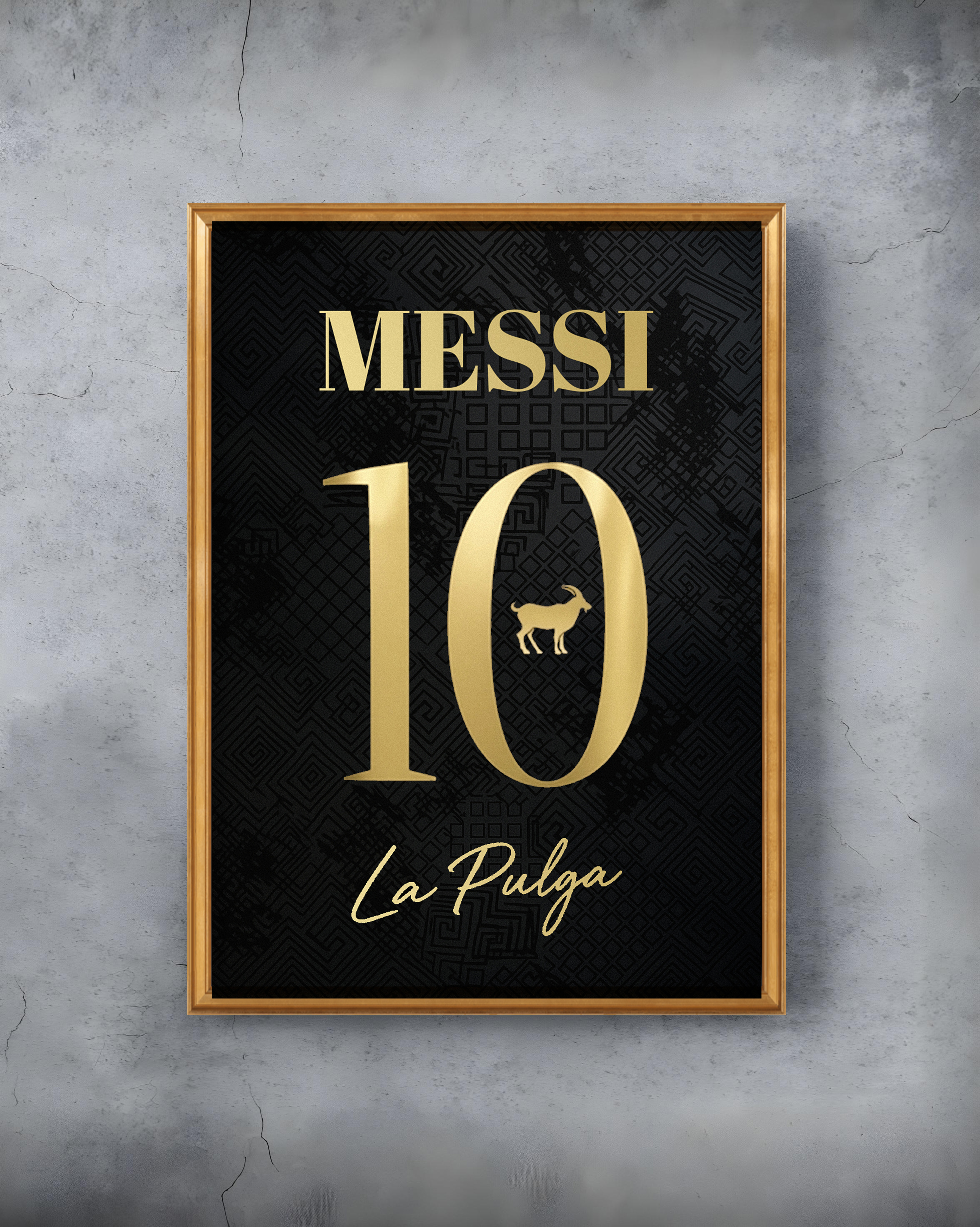 Messi Goat Shirt Poster