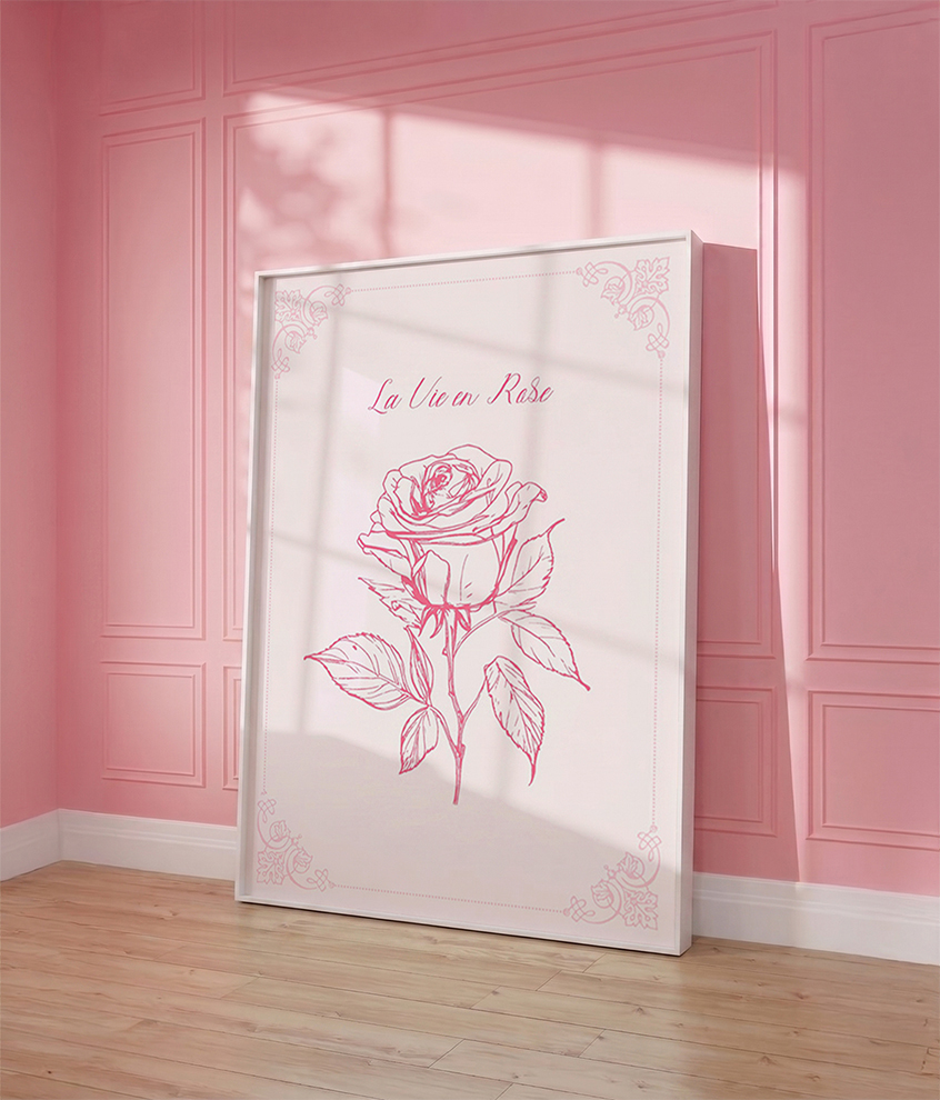 La Vie en Rose Print