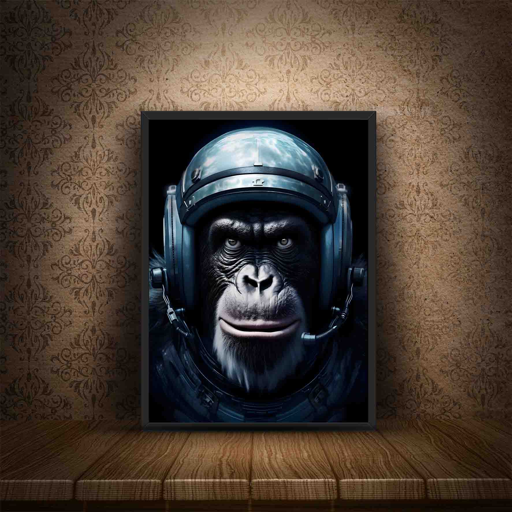 Futuristic Space Monkey 