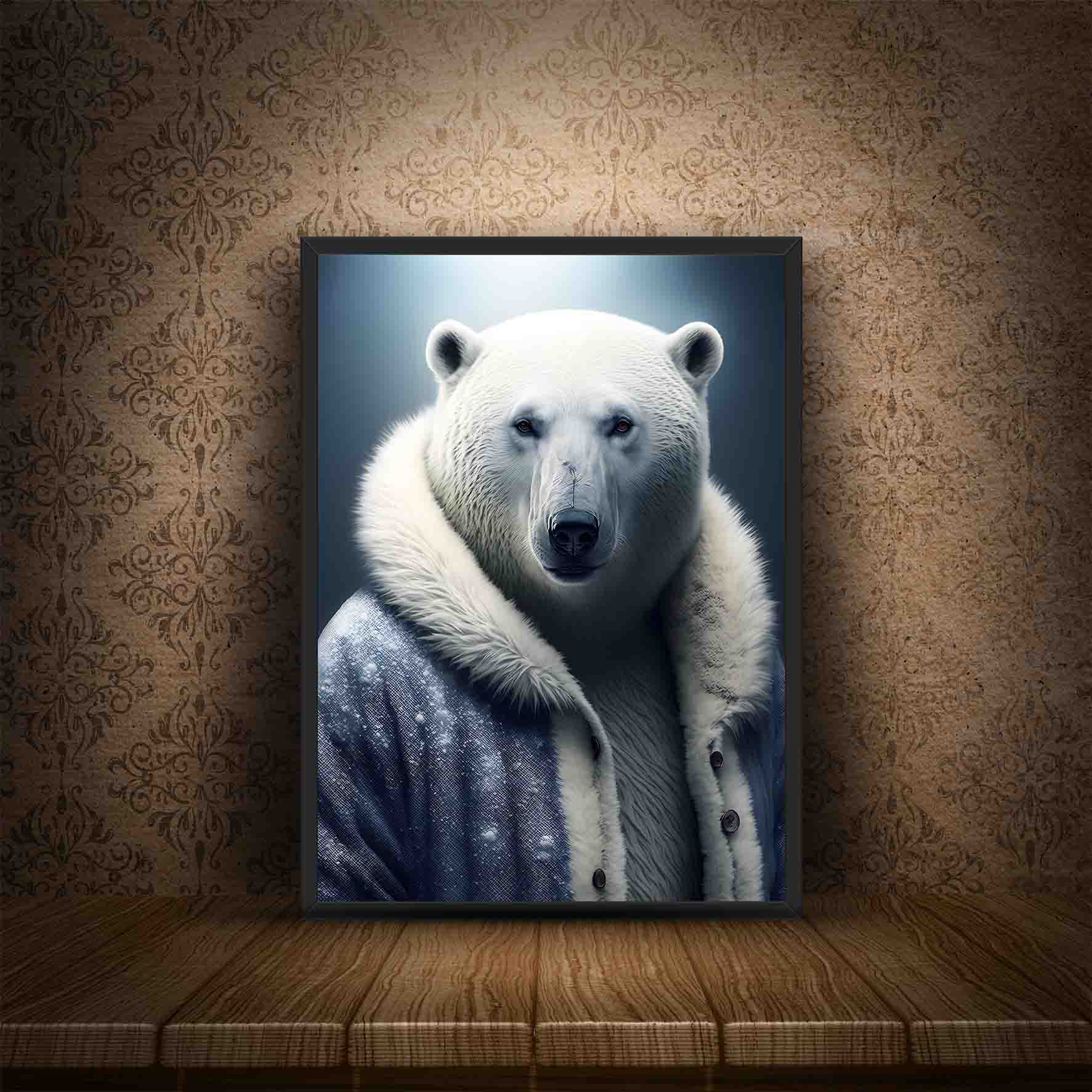 Luxury Bear With Winter Coat