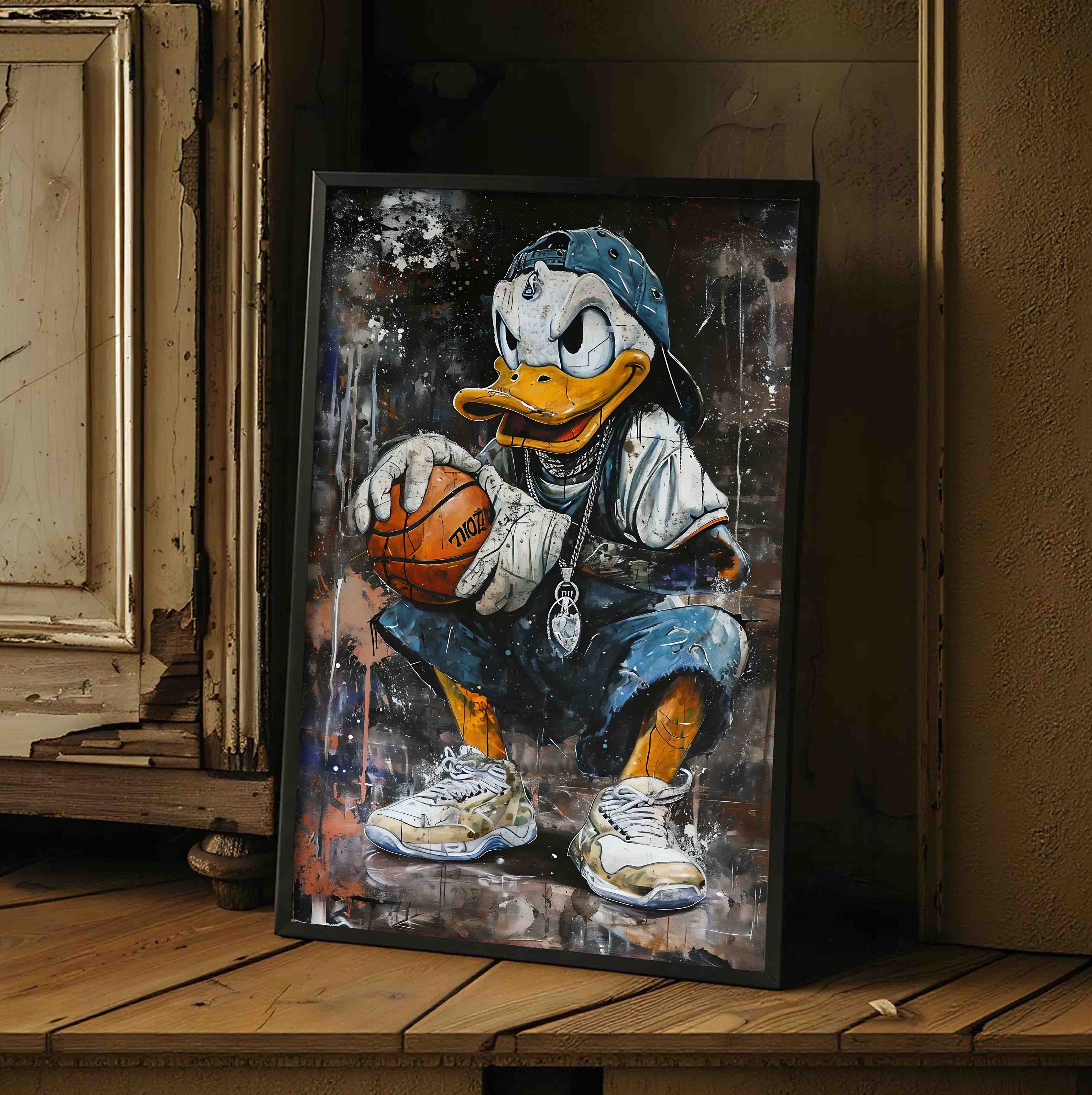 Hip-Hop Donald Duck Print