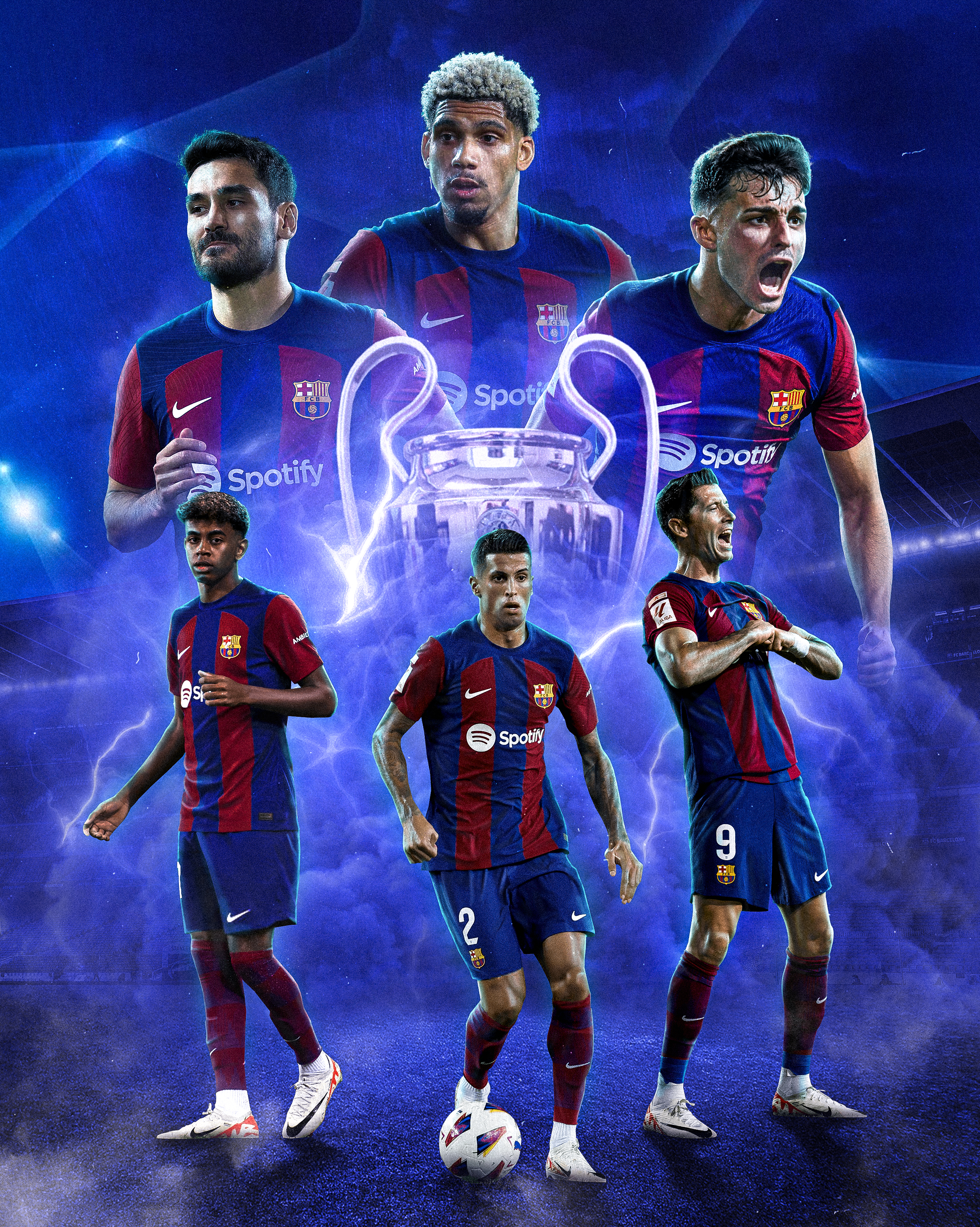 FC Barcelona Ucl Poster