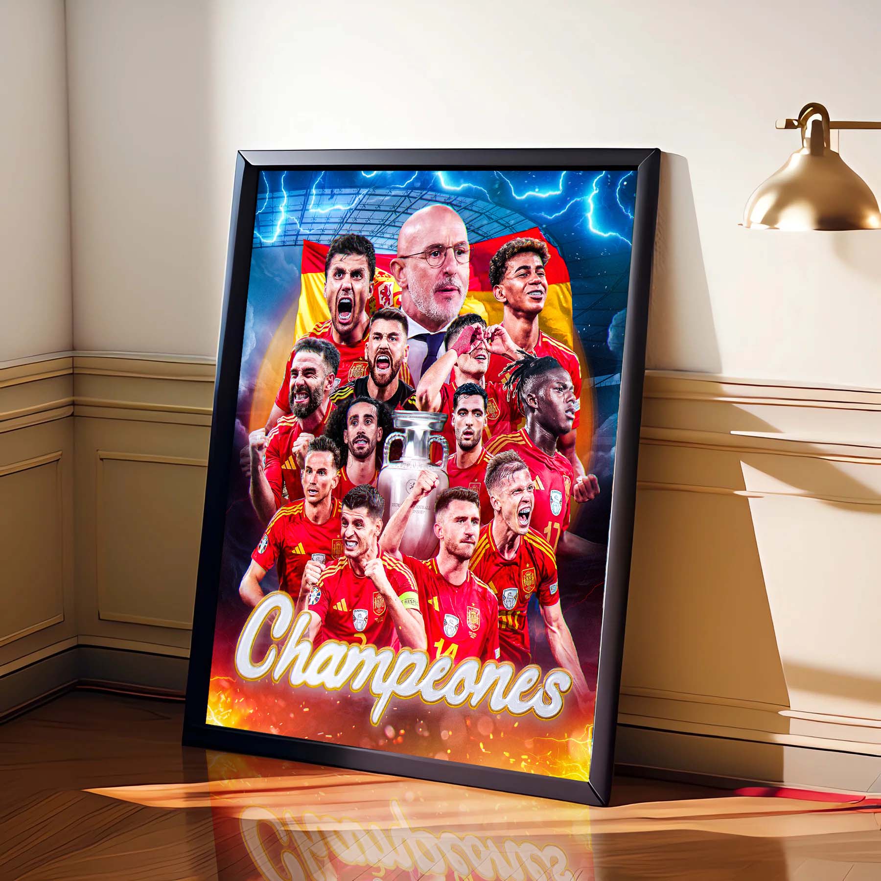 Spain National Football Team Champions Poster