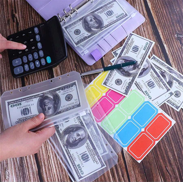 A6 Budget Binder Cash Envelopes