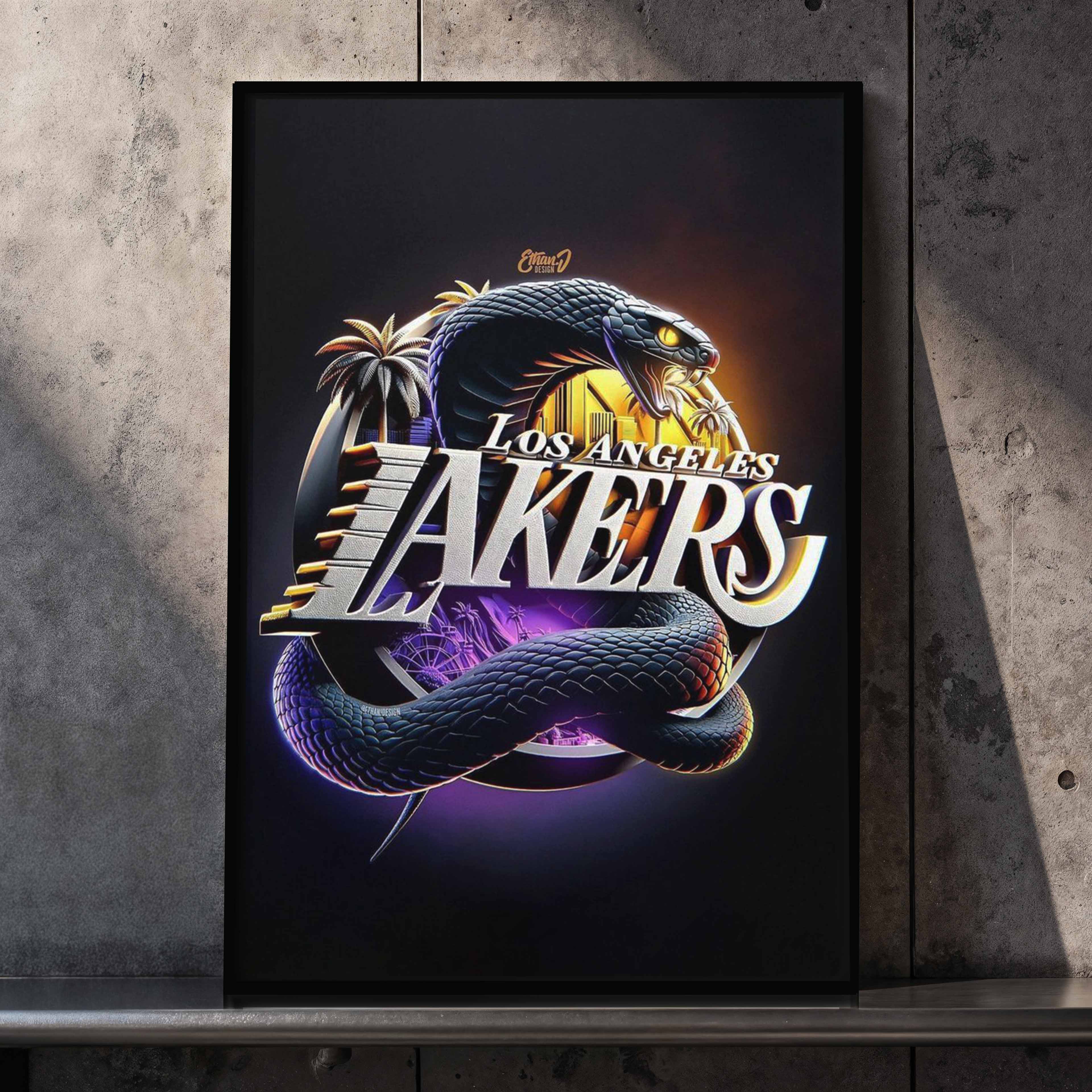 Los Angeles Lakers Art Poster