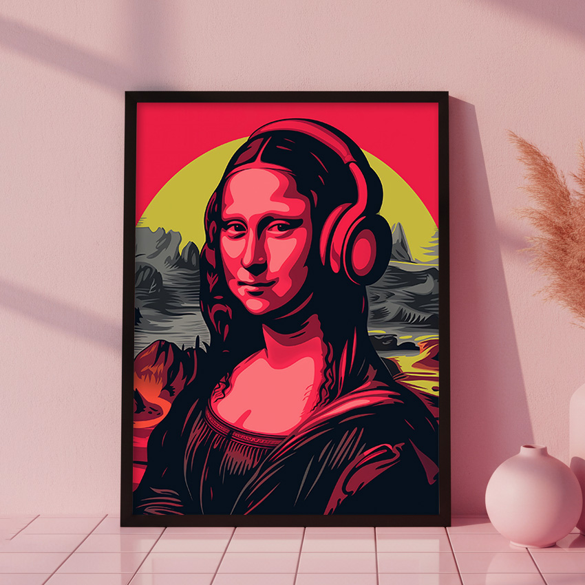 Pop Art Monalisa Poster