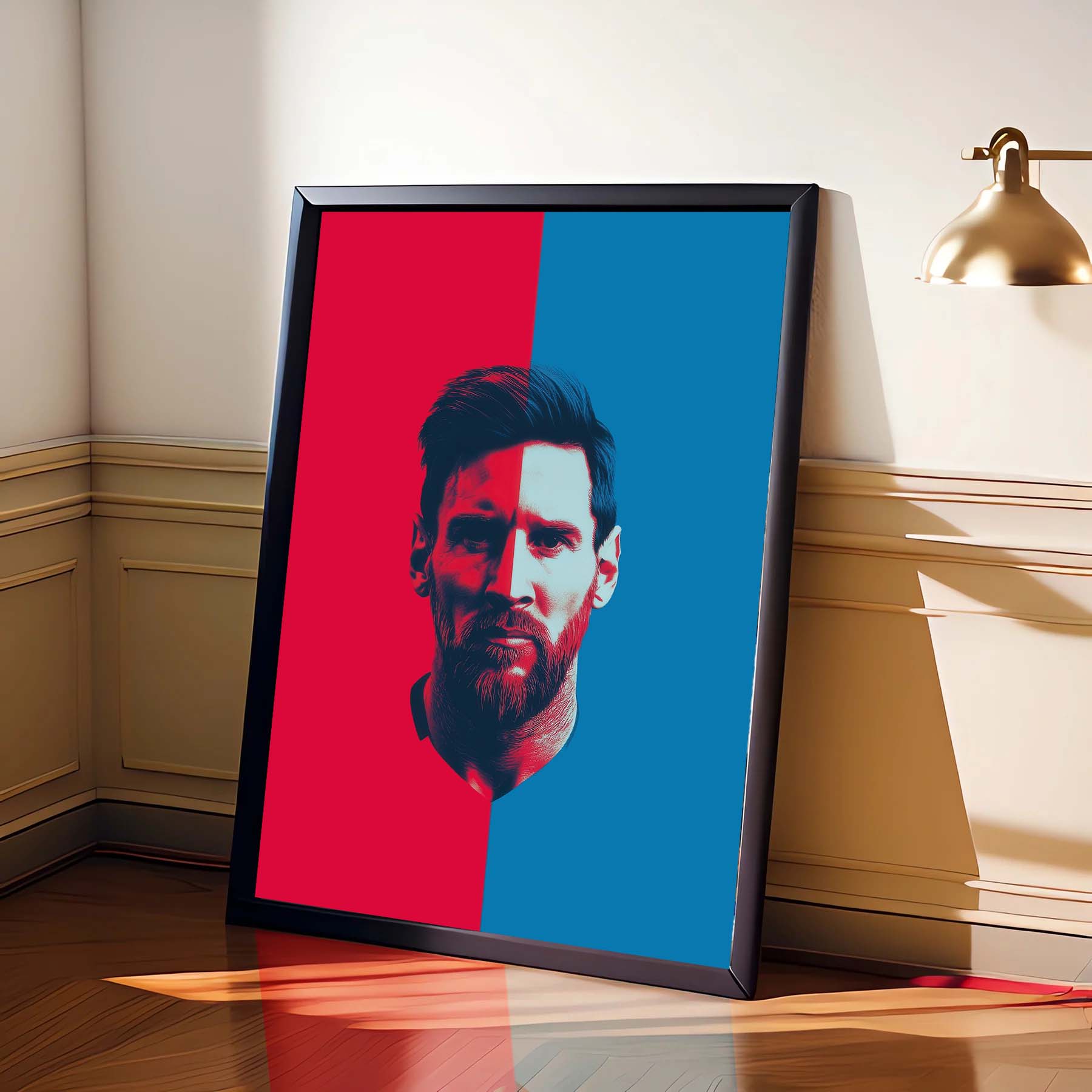 Messi art Poster