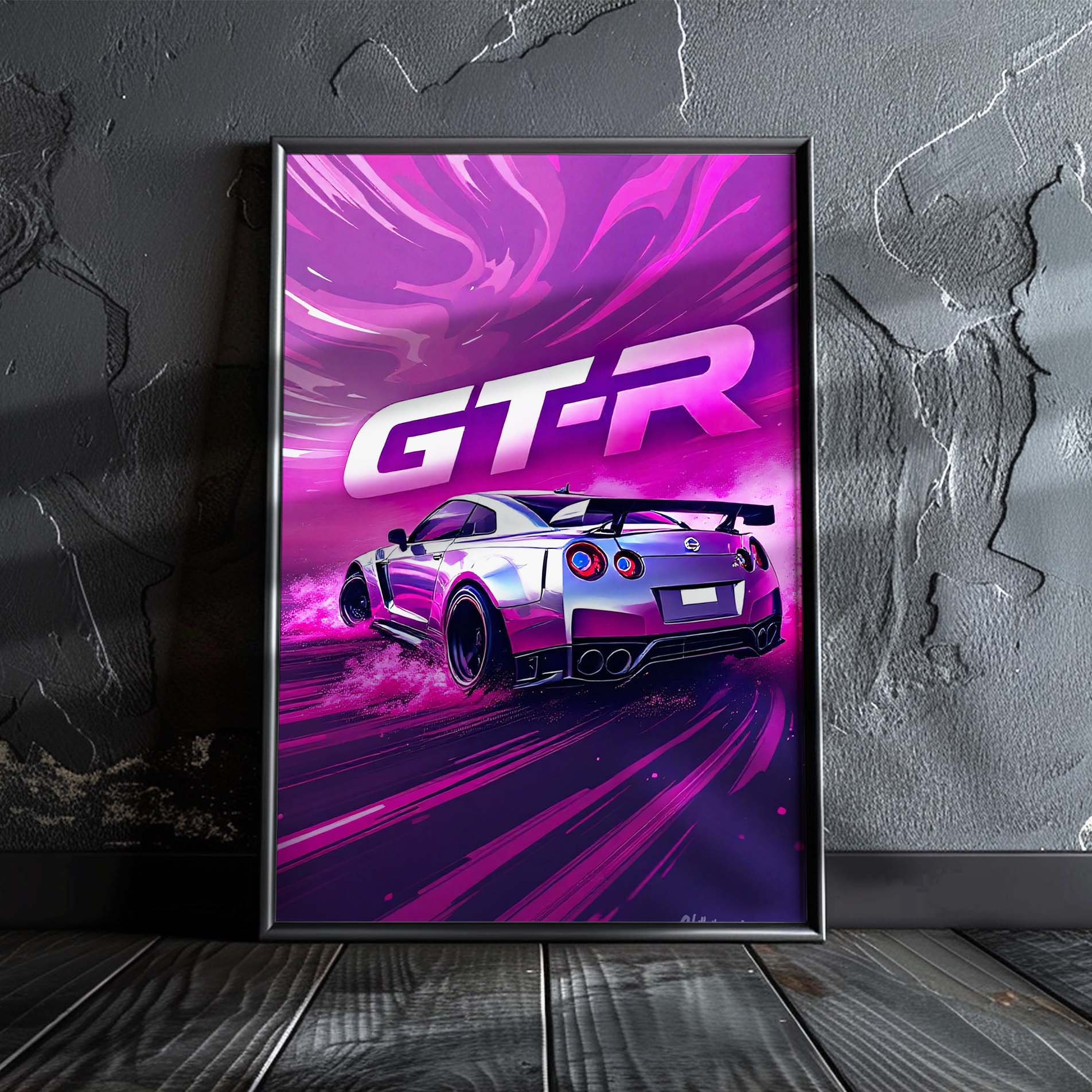 Nissan GT-R Poster