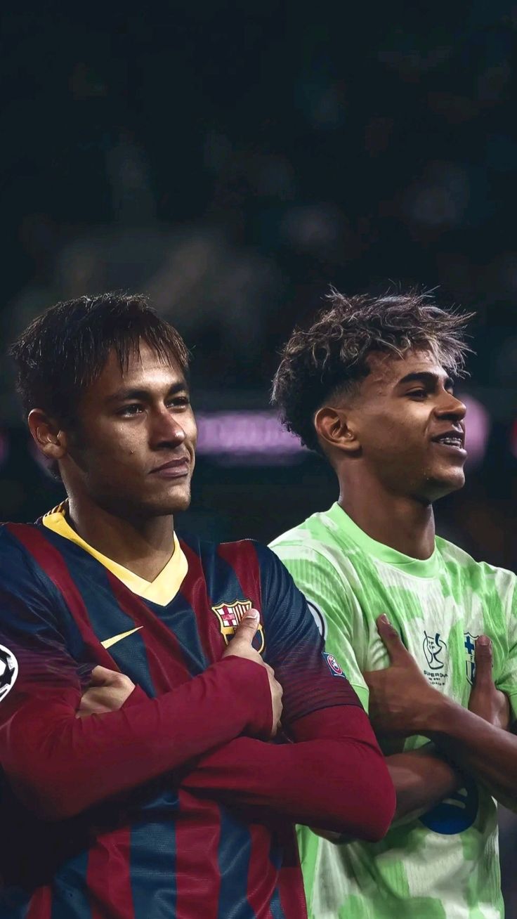 Neymar & lamine yamal poster