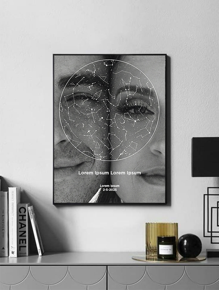 Personalized Star Map Art Print