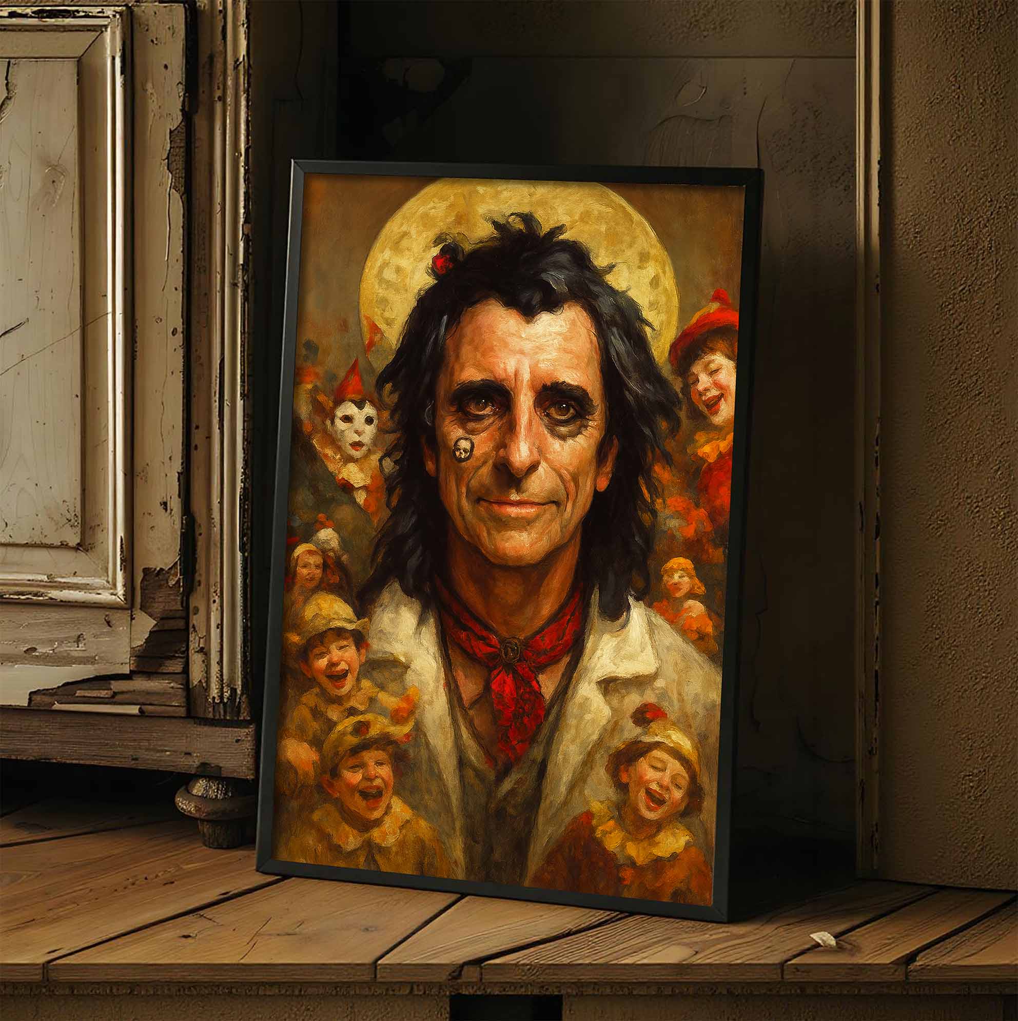 Vintage Western Portrait Print