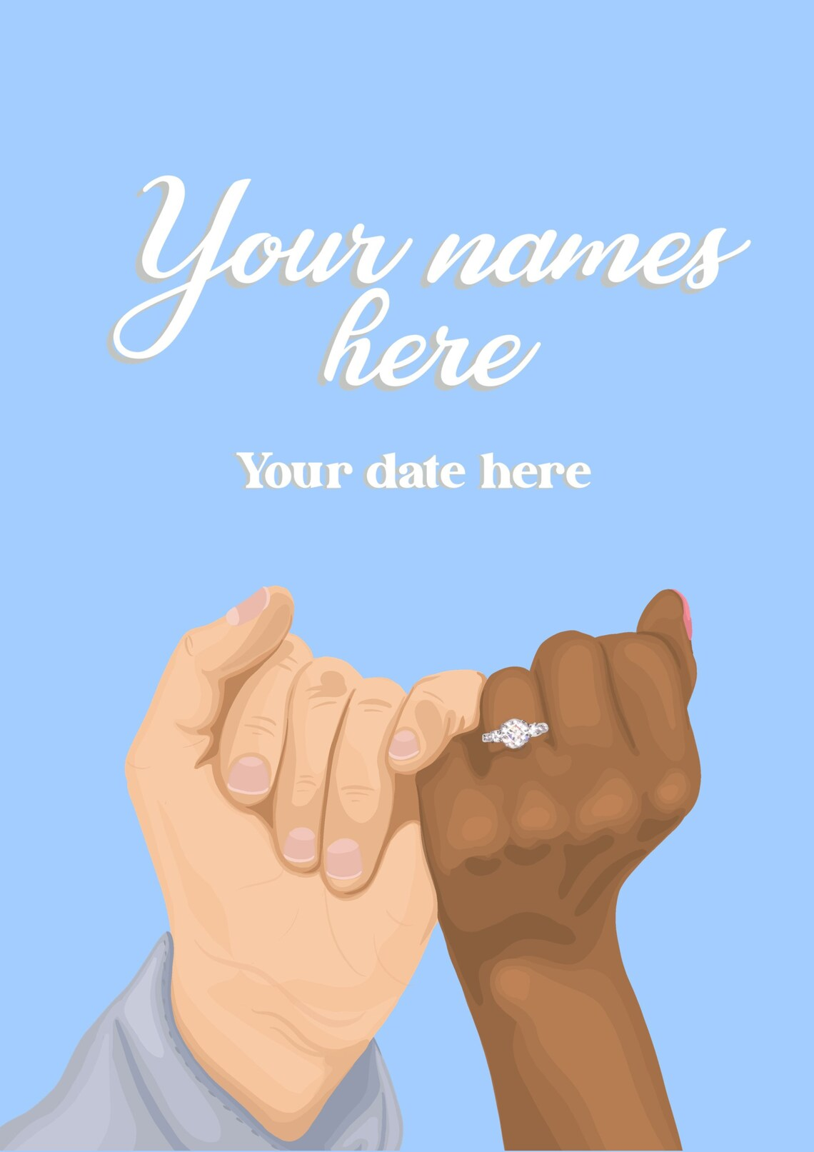 Personalized Engagement Poster