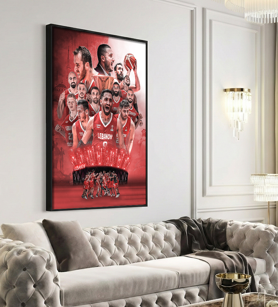 Lebanon National Basketball Team Poster