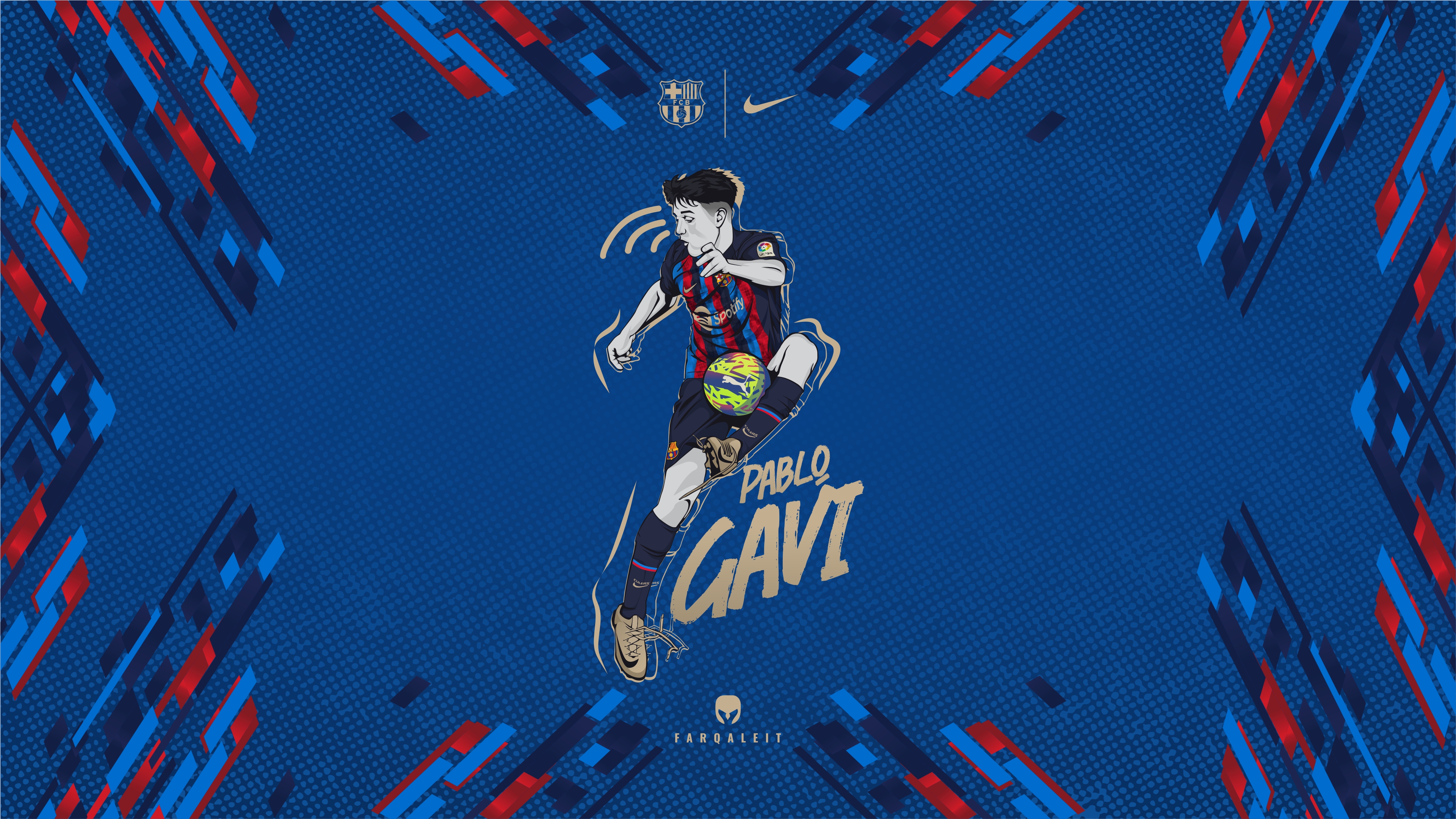 FC Barcelona Pablo Gavi Poster
