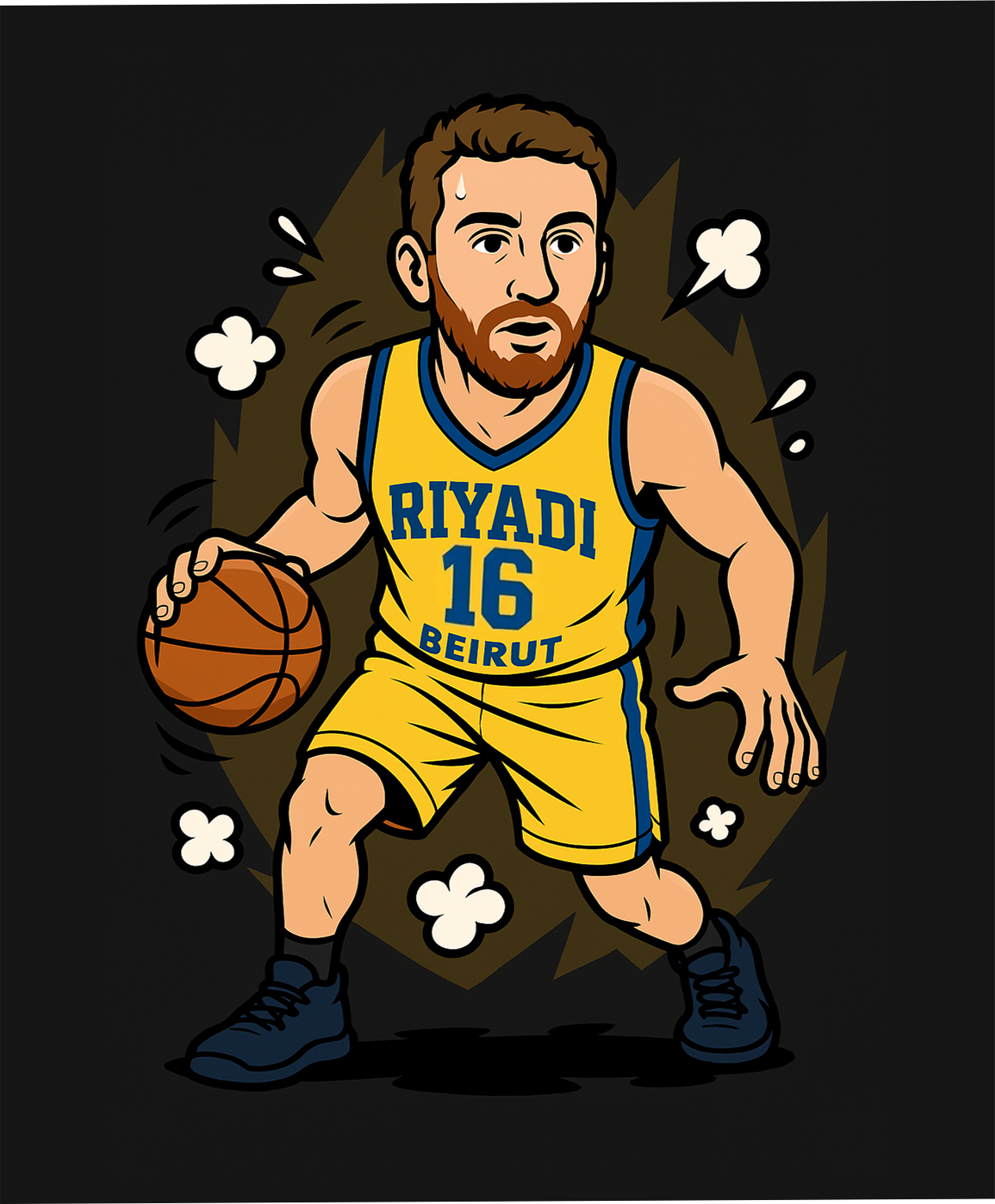 Wael Arakji Riyadi Beirut Basketball 