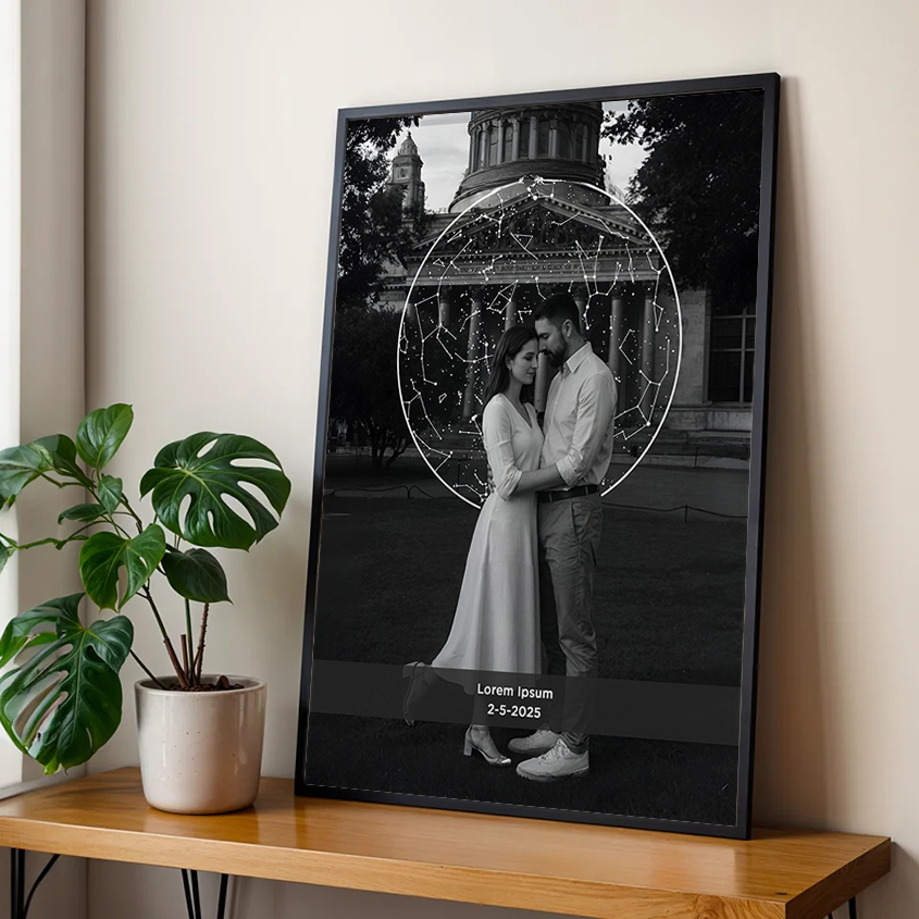 Personalized Star Map Art Print