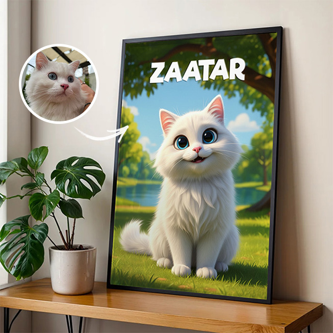 Customized Pet Cartoon Portrait