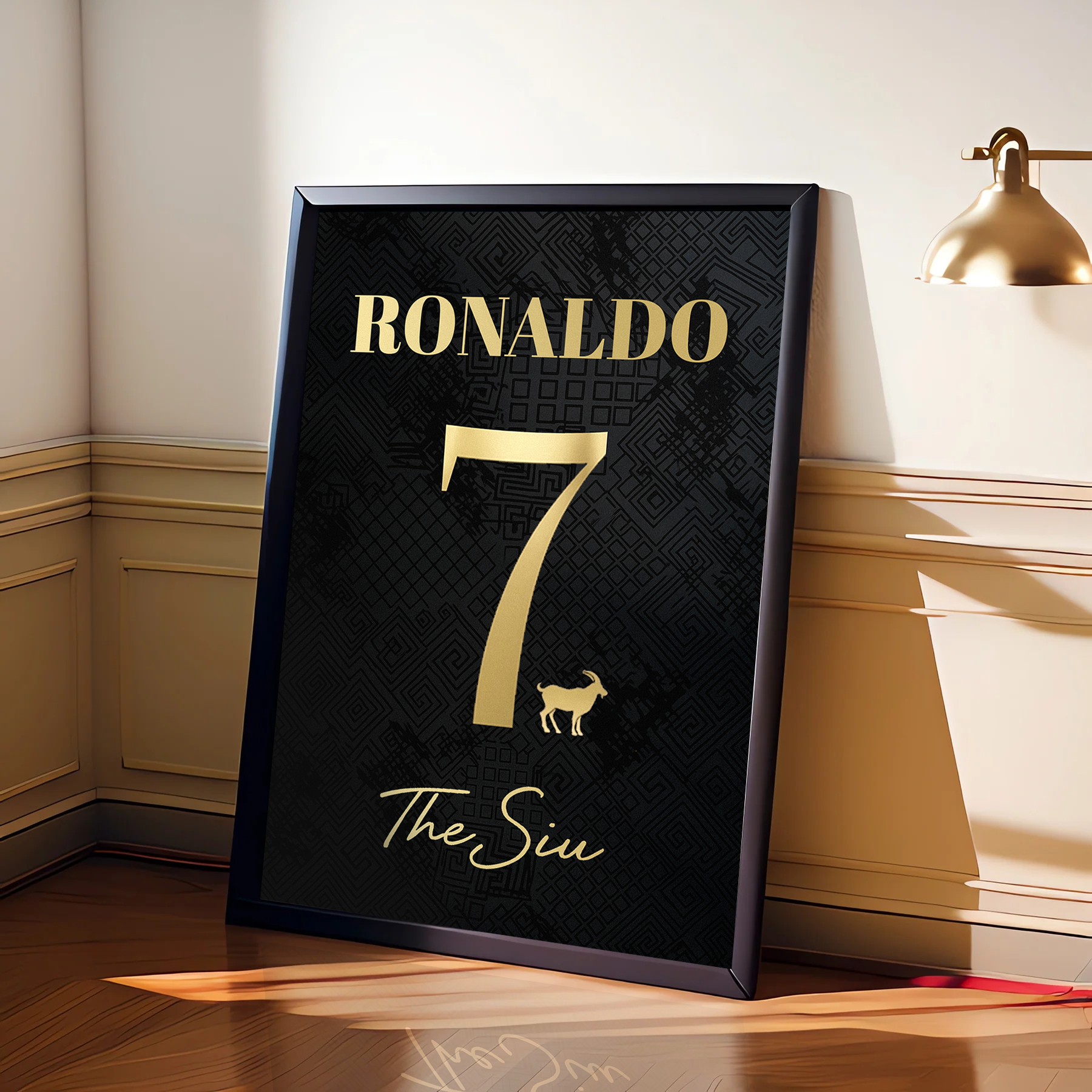 Cristiano Ronaldo Goat Shirt Poster