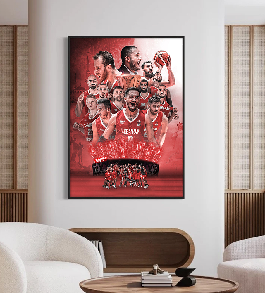 Lebanon National Basketball Team Poster