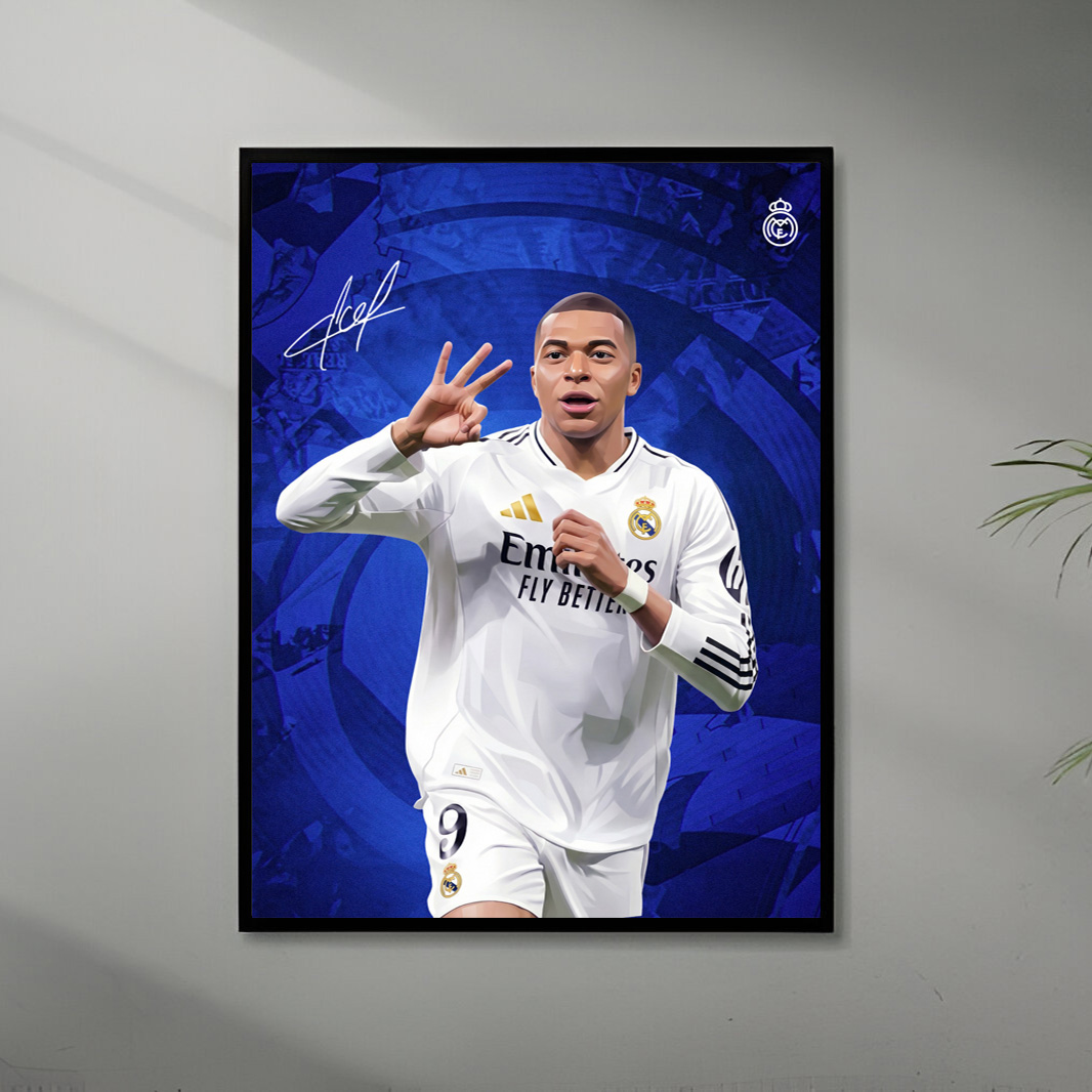 Kylian Mbappe Poster
