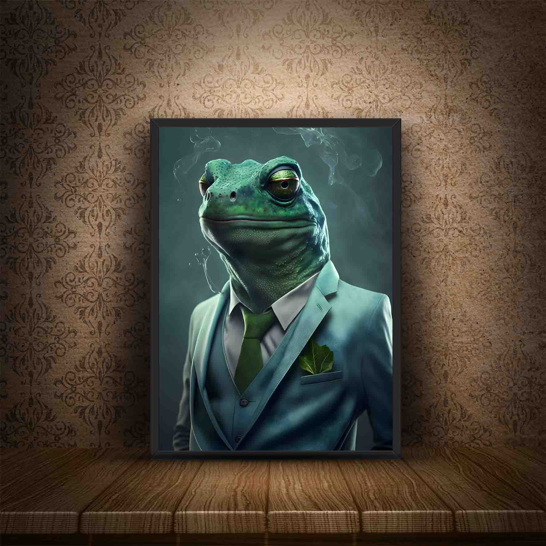 Frog Gentleman Portrait