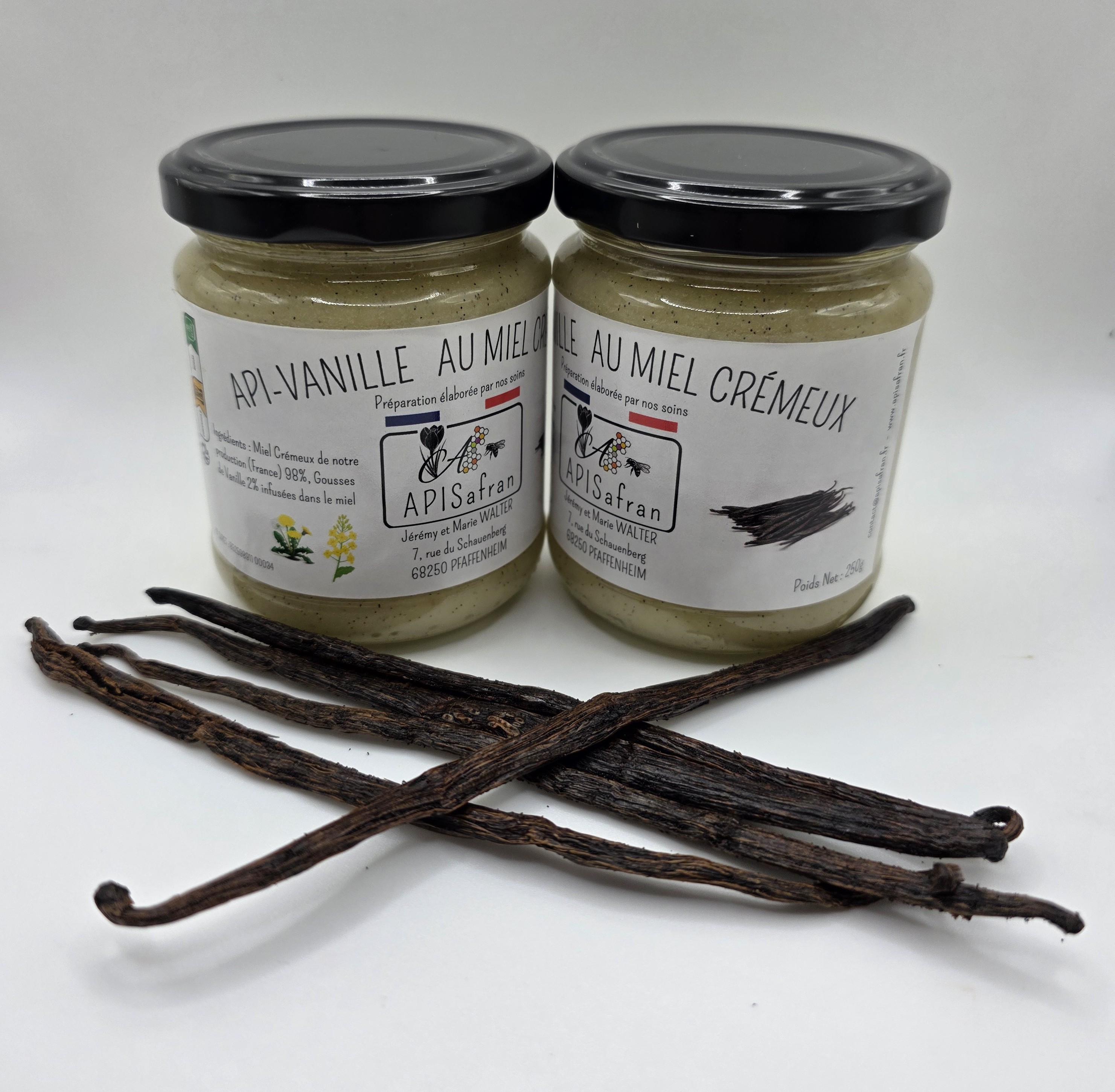 API-Vanille au Miel Crémeux 250g
