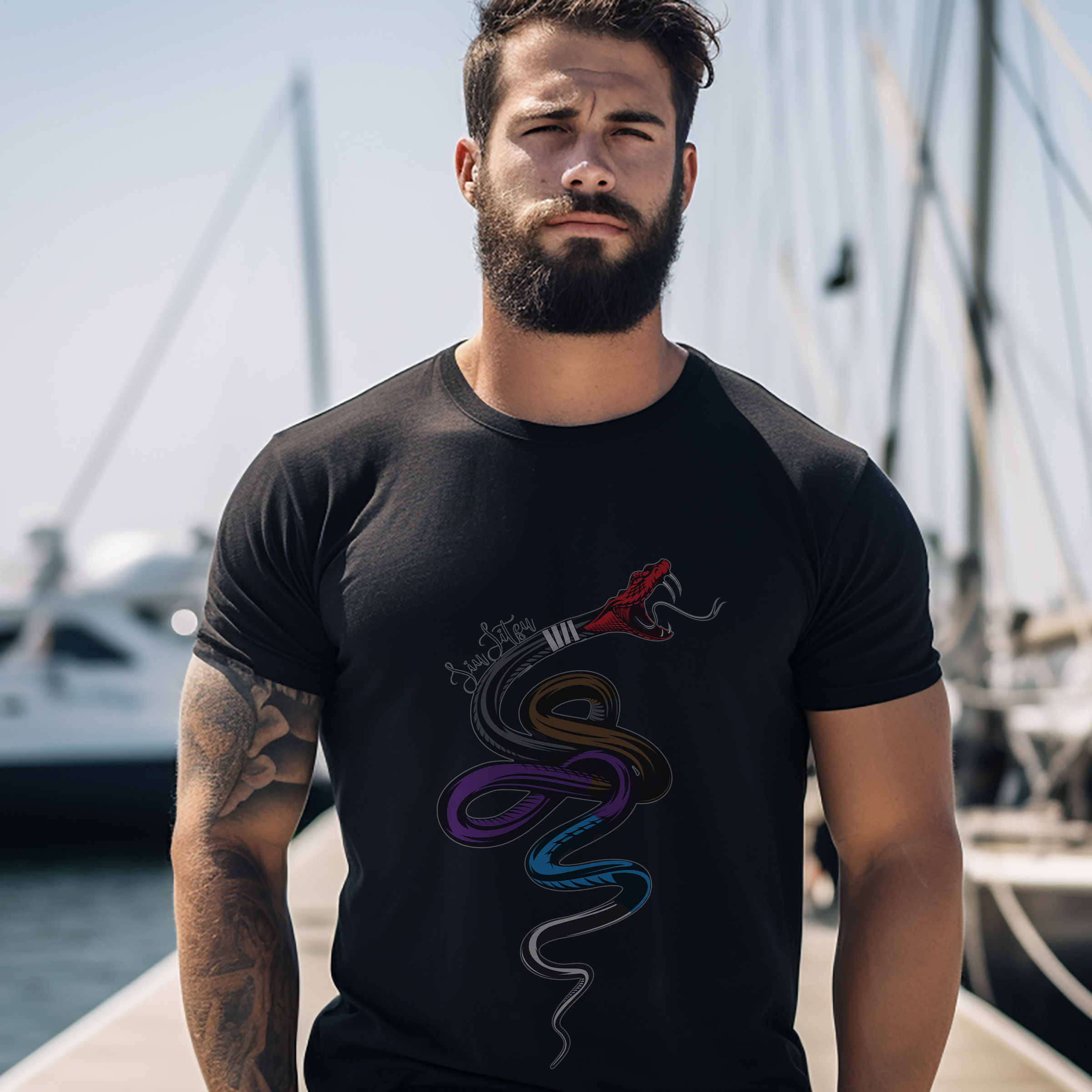 Snake & Sword Jiu Jitsu T-Shirt – Wolf BJJ Shirts