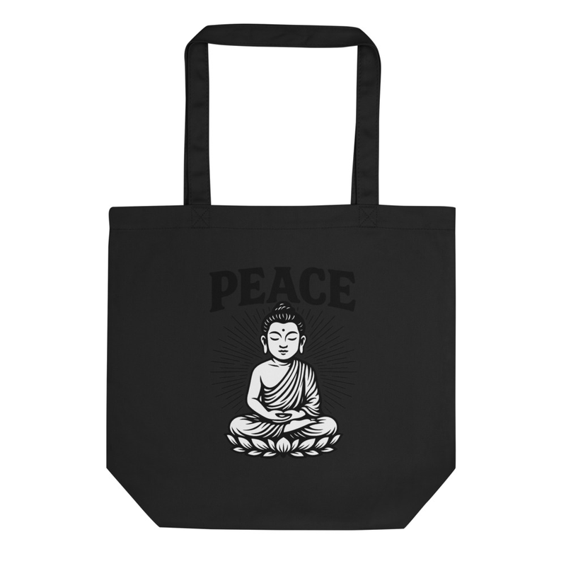 Peace Buddha Tote Bag