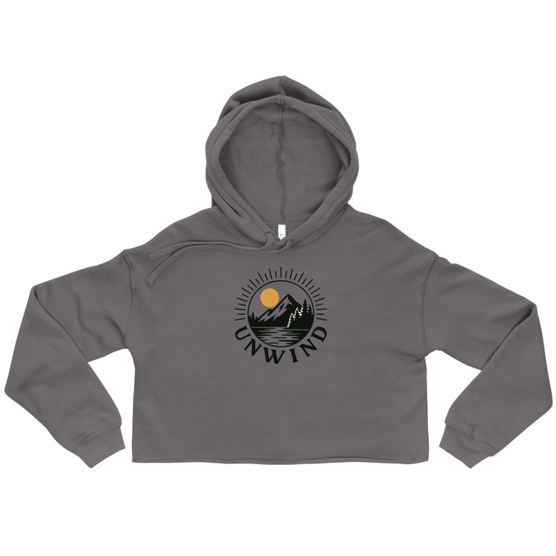 Unwind Cropped Hoodie