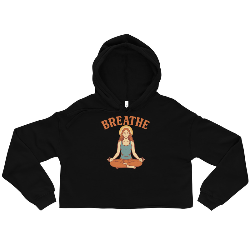 Breathe Yoga Cropped Hoodie