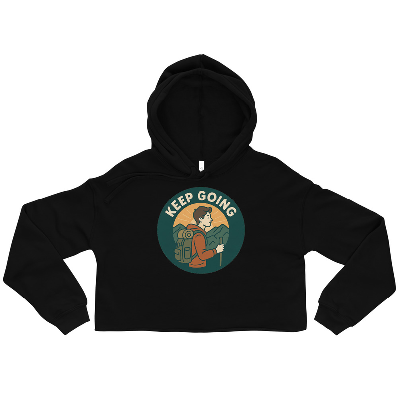 Keep Going Cropped Hoodie