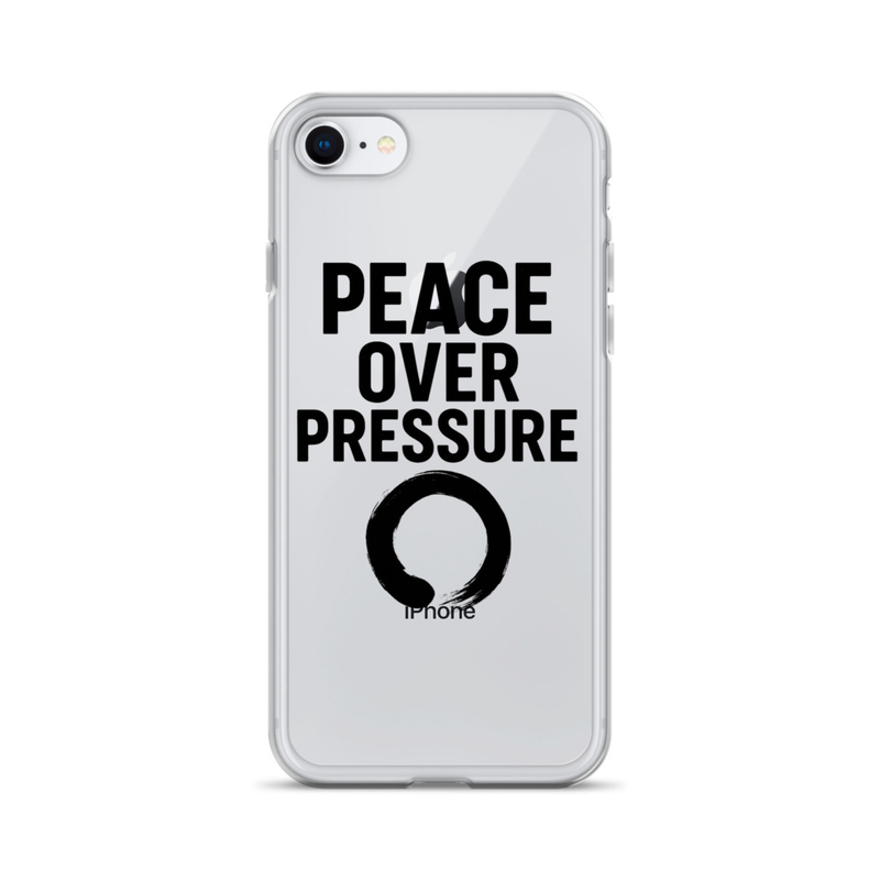 Peace Over Pressure iPhone Case