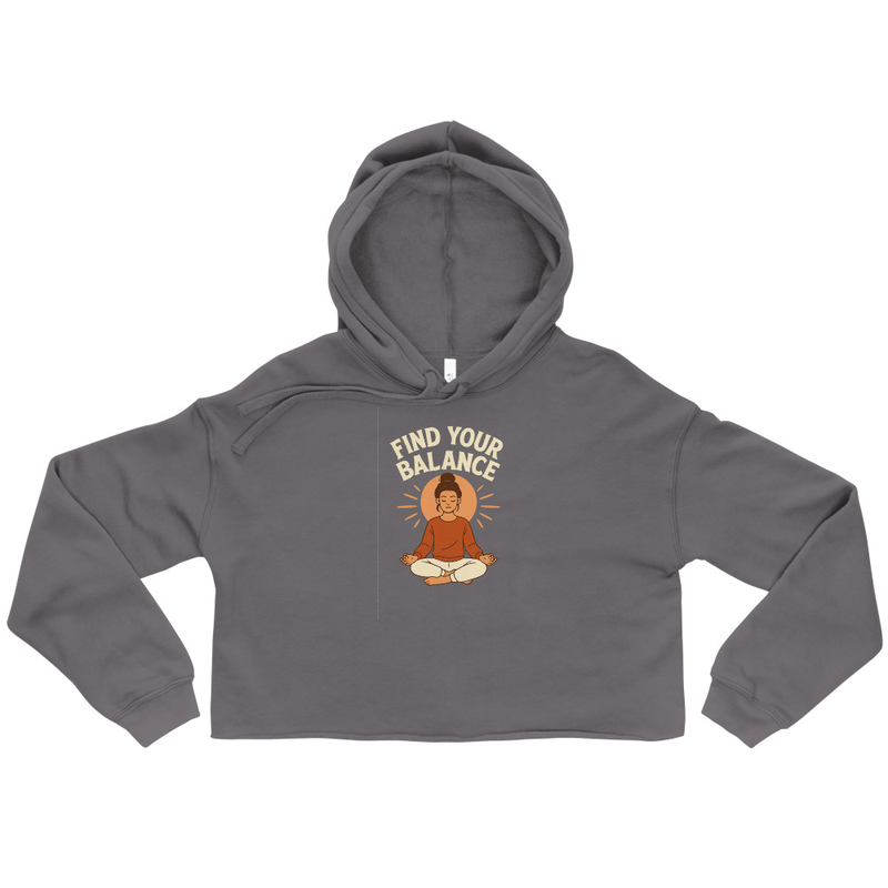 Find Your Balance Cropped Hoodie