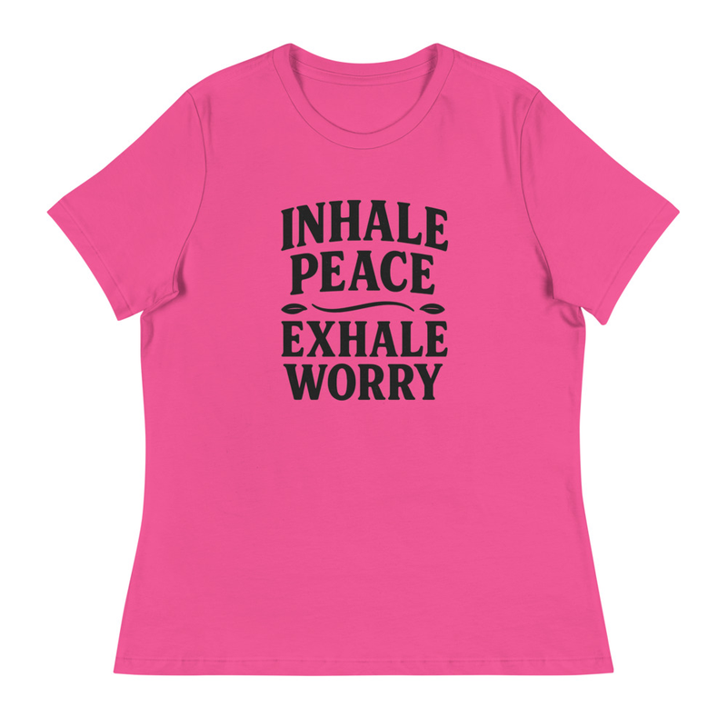 Inhale Peace Exhale Worry T-shirt