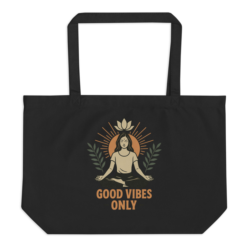 Good Vibes Only Canvas Tote Bag