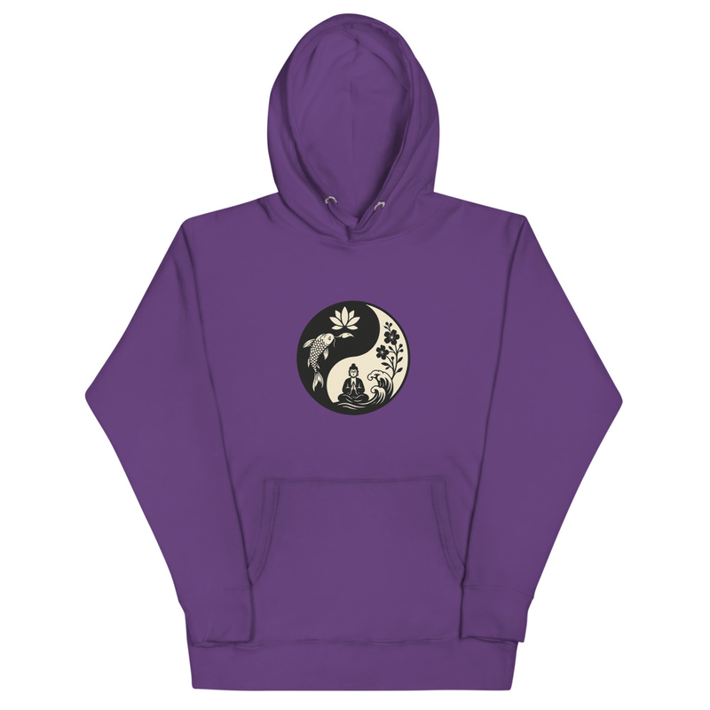 Buddha Yin Yang Hoodie