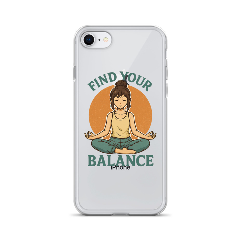 Find Your Balance Yoga iPhone Case