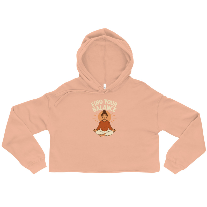 Find Your Balance Cropped Hoodie