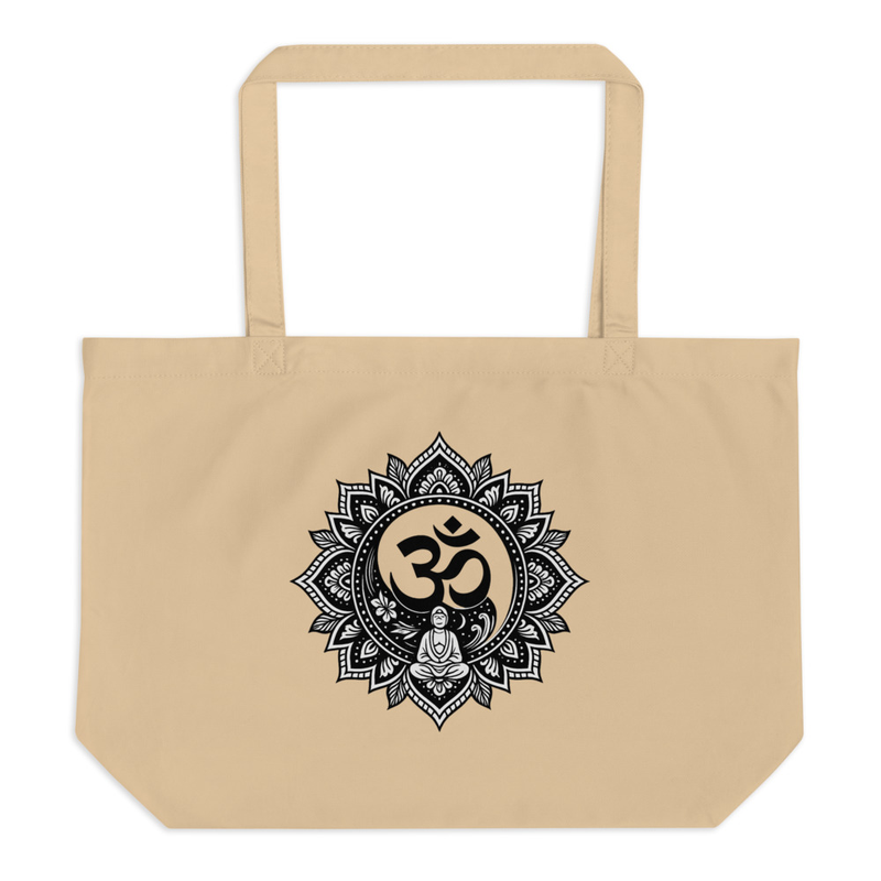 Mandala Om Symbol Tote Bag