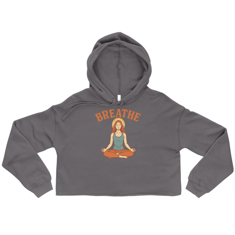 Breathe Yoga Cropped Hoodie
