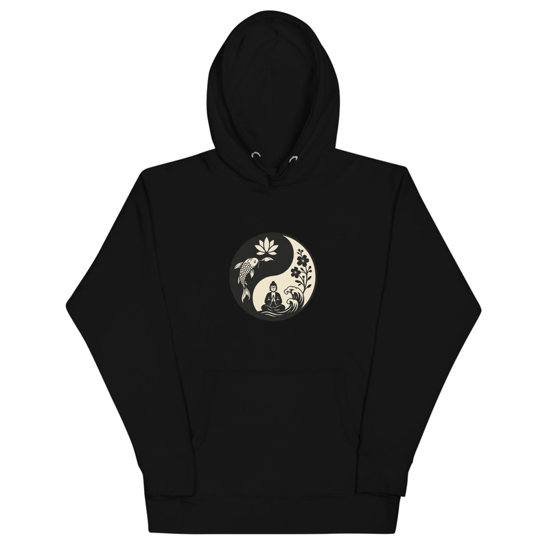 Buddha Yin Yang Hoodie