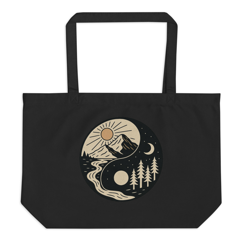 Nature Adventure Canvas Tote Bag
