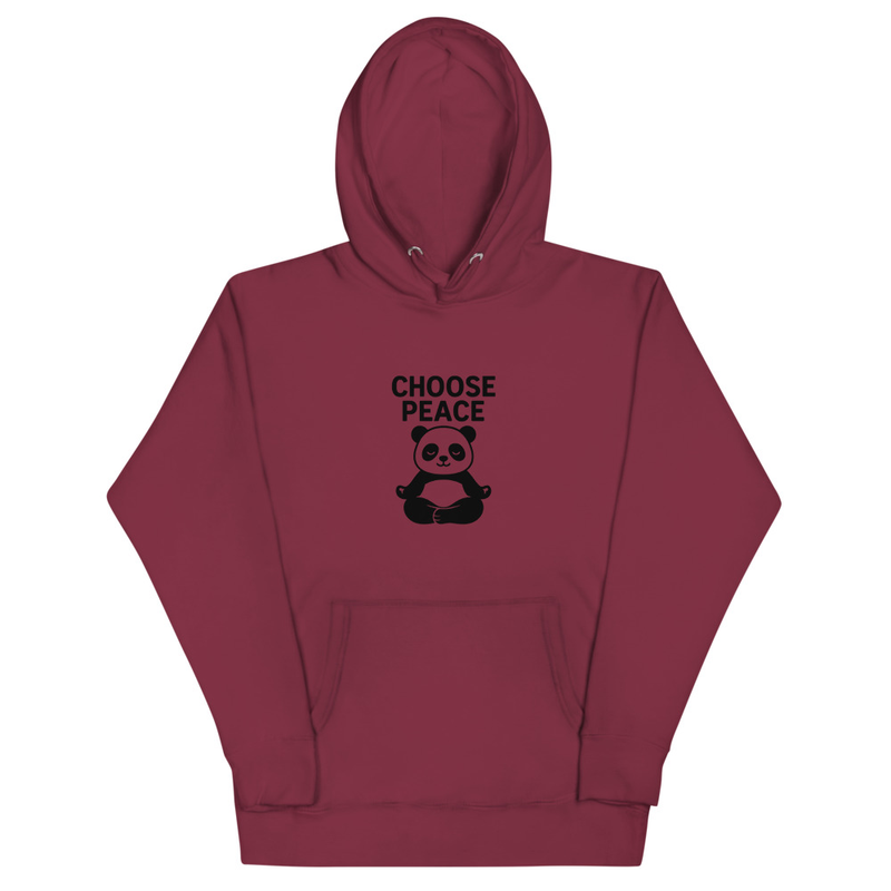 Choose Peace Panda Hoodie