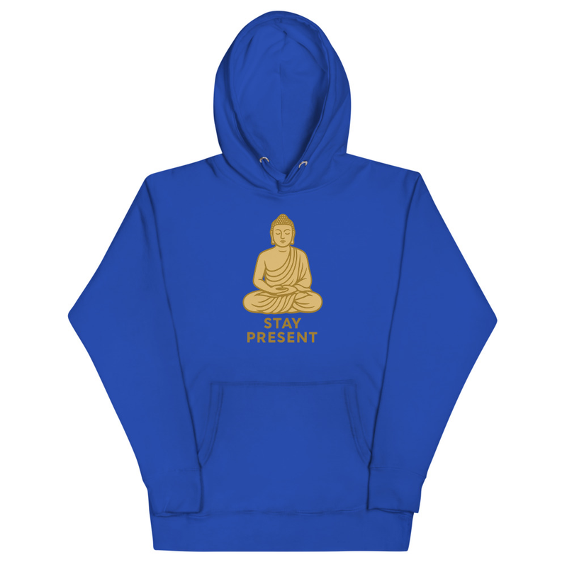 Stay Present Buddha Hoodie